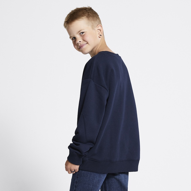 Printed Sweatshirt "Vilgot" Navy